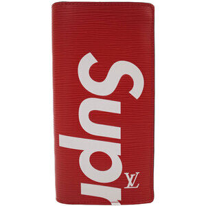 Louis Vuitton Epi Portefeuille Wallet Brazza Bi fold Long